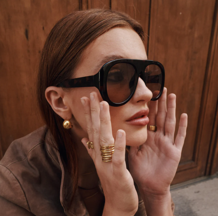 Chunky Ohrstecker - Edelstahl – Bild 5